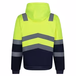 Regatta High Visibility Hochsichtbarer Fleece-Hoodie mit Kapuze, Orange/Navy S, RG6250 – Bild 4