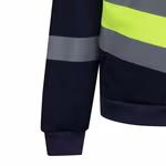 Regatta High Visibility Hochsichtbarer Fleece-Hoodie mit Kapuze, Orange/Navy S, RG6250 – Bild 6