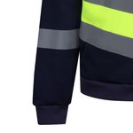 Regatta High Visibility Hochsichtbarer Fleece-Hoodie mit Kapuze, Orange/Navy S, RG6250 – Bild 6