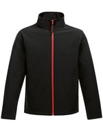 Bedruckbare Softshell-Jacke Ablaze 2-lagig – Black/Classic Red