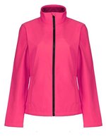 Regatta Professional Bedruckbare Softshell-Jacke Ablaze 2-lagig, Extreme Green/Black XL, RG628 – Hot Pink/Black