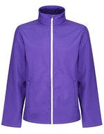 Regatta Professional Bedruckbare Softshell-Jacke Ablaze 2-lagig, Extreme Green/Black XL, RG628 – Vibrant Purple/Black