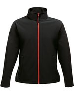 Women´s Ablaze Printable Softshell Jacket – Black/Classic Red