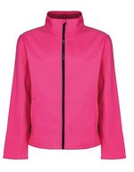 Regatta Professional Softshell-Jacke mit Druckoption für Damen, Navy/French Blue 46 (20), RG629 – Hot Pink/Black