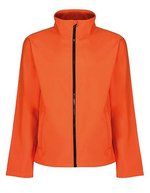 Regatta Professional Softshell-Jacke mit Druckoption für Damen, Navy/French Blue 46 (20), RG629 – Magma Orange/Black