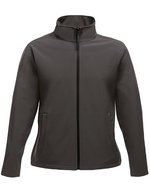 Regatta Professional Softshell-Jacke mit Druckoption für Damen, Navy/French Blue 46 (20), RG629 – Phoque Gris (Uni)/Noir