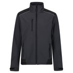 Regatta Professional Strapazierfähige Softshell Arbeitsjacke mit Futter, Seal Grey (Solid)/Black S, RG651 – Bild 3