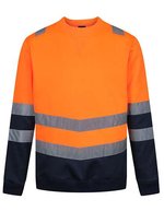 Regatta High Visibility Hochsichtbares Sweatshirt mit Reflektoren, Orange S, RG6560 – Bild 1