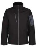 Regatta Professional Softshell-Jacke Arcola mit 3-Lagen-Membran, Black/Seal Grey (Solid) XL, RG674 – Bild 2