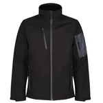 Regatta Professional Softshell-Jacke Arcola mit 3-Lagen-Membran, Black/Seal Grey (Solid) XL, RG674 – Bild 3