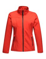 Regatta Professional Softshell-Jacke Octagon II, wasserdicht, Black/Black 42 (16), RG689 – Classic Red/Black