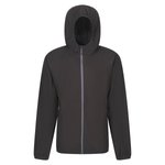 Regatta Professional Navigate Kapuzen-Fleecejacke mit Reißverschluss, Black/Seal Grey S, RG690 – Bild 3