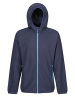Regatta Professional Navigate Kapuzen-Fleecejacke mit Reißverschluss, Black/Seal Grey S, RG690 – Blu navy/Francese Blu