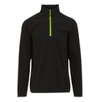 Navigate Half Zip Fleece Pullover Herren – Black/Lime