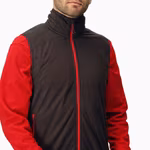 Regatta Professional Fleece Bodywarmer with Stretch Trims, Black/Classic Red S, RG695 – image 5