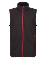 Regatta Professional Fleece Bodywarmer mit Stretch-Einfassungen, Black/Classic Red S, RG695 – Bild 2