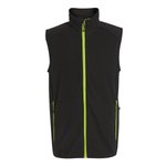 Regatta Professional Fleece Bodywarmer mit Stretch-Einfassungen, Black/Classic Red S, RG695 – Black/Lime