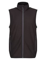 Regatta Professional Fleece Bodywarmer mit Stretch-Einfassungen, Black/Classic Red S, RG695 – Black/Seal Grey