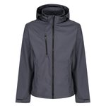 Regatta Professional Venturer 3-Layer Softshell-Jacke mit Kapuze, Black/Black S, RG701 – Bild 3