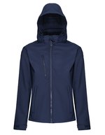 Venturer 3-Layer Printable Hooded Softshell Jacket – Navy/Navy