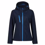Regatta Professional Softshell-Jacke 3-lagig mit Kapuze für Damen, Black/Black 46 (20), RG702 – Bild 3