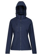 Regatta Professional Softshell-Jacke 3-lagig mit Kapuze für Damen – Navy/Navy