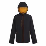 Regatta Professional Veste softshell Navigate 2 couches avec capuche, Black/Classic Red 3XL, RG705 – image 3