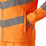 Pro Contract Hi-Vis Ablaze 2L Softshell Jacket – Bild 6