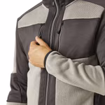 Regatta Professional Giacca Midlayer E-volve Knit Effect Stretch, Ash (Heather)/Black XS, RG720 – immagine 5