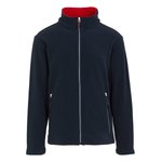 Regatta Professional Fleecejacke aus recyceltem Polyester, Navy/Classic Red S, RG725 – Bild 3