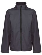 Regatta Professional Umweltfreundliche Softshell-Jacke aus Recyclingmaterial, Black/Black XS, RG728 – Seal Grey/Black