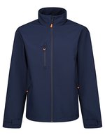 Regatta Professional Beheizte Softshell-Jacke Thermogen Powercell 5000, Black/Magma Orange S, RG739 – Marine/Magma Orange