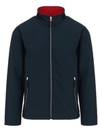Regatta Professional Ascender 2-Layer Softshell-Jacke mit Fleecefutter, Navy/Classic Red S, RG762 – Navy/Classic Red