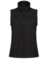 Regatta Professional Softshell Bodywarmer Flux tailliert für Damen – All Black