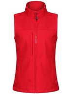 Regatta Professional Softshell Bodywarmer Flux tailliert für Damen – Classic Red/Seal Grey (Solid)