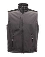 Regatta Professional Softshell-Weste mit Durazone-Einsätzen, Black S, RG813 – Foca Grigio (Unito)