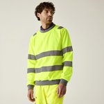 Hi-Vis Pro Contract Crew Neck Sweatshirt – Bild 1