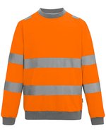 Hi-Vis Pro Contract Crew Neck Sweatshirt – Orange