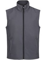 Regatta Professional Softshell Bodywarmer mit Wasserabweisung, Black S, RG820 – Foca Grigio (Unito)