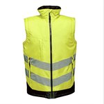 Regatta High Visibility Hi-Vis Weste mit Thermo-Guard Isolierung, Orange/Navy S, RG840 – Bild 3