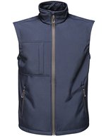Men´s Octagon II Printable Softshell Bodywarmer – Navy/Seal Grey (Solid)