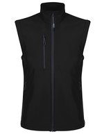 Recycelter Softshell Bodywarmer mit Taschen – Black