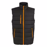 Thermal Bodywarmer with Warmloft Technology – Black/Orange Pop