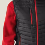 Regatta Professional Bodywarmer Navigate Hybrid con lati Stretch, Black/Classic Red XXL, RG894 – immagine 5