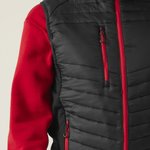 Regatta Professional Navigate Hybrid Bodywarmer mit Stretchseiten, Black/Classic Red XXL, RG894 – Bild 5