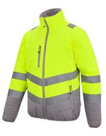 Hi-Vis 2-Tone Thermal Baffle Jacket – Yellow