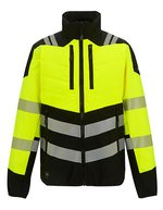 Hi-Vis X-Pro Hybrid Jacket- Class 2 – Noir/Jaune