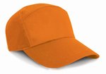 Result Headwear 7-Panel Baumwoll-Werbemütze mit Verschluss, Black One Size, RH02 – Bild 3
