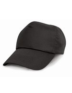 Result Headwear Baumwoll-Cap mit 5-Panel-Design – Black