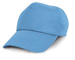 Result Headwear Junior Baumwollcap mit 5-Panel-Design, Black One Size, RH05J – Bild 3